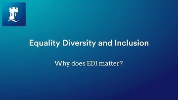Equality, Diversity and Inclusion | Engineering | Why EDI Matters? | Tanvir Hussain