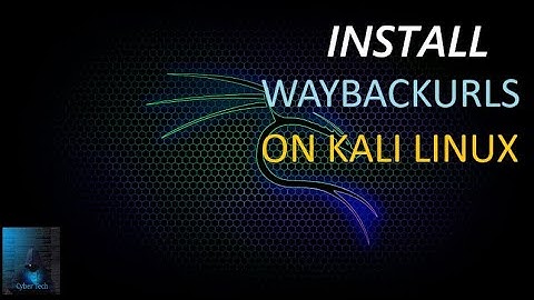 How To Install Waybackurls On Kali Linux (Bangla)
