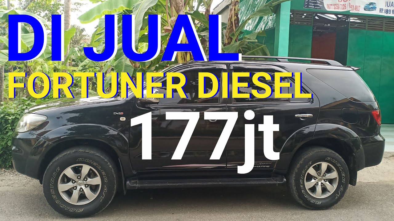 DI JUAL TOYOTA FORTUNER G DIESEL TAHUN 2007 MANUAL 