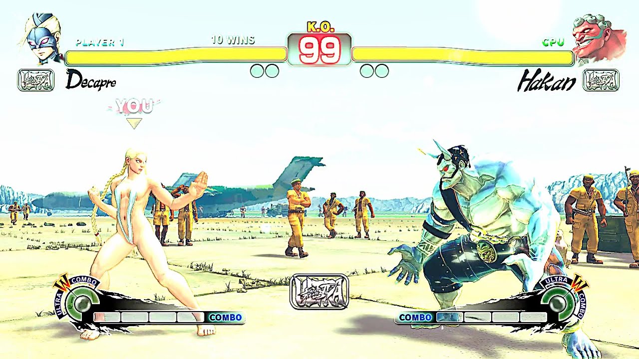 usf4 - slingshot bikini Decapre vs. metal djinn Hakan (sf4 pc mods) street fighter 4