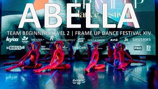 ABELLA (FRONT ROW) - TEAM BEGINNERS LEVEL 2 | FRAME UP DANCE FESTIVAL XIV