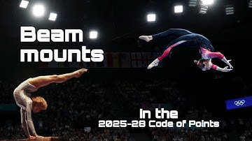 Beam Mounts in the 2025 - 28 Code of Points