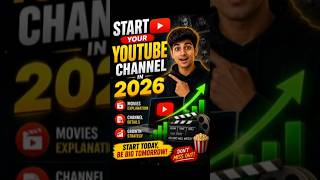 Start Movie Explanation YouTube Channel in 2026 🔥 | Full Growth Guide #viralshorts #shorts