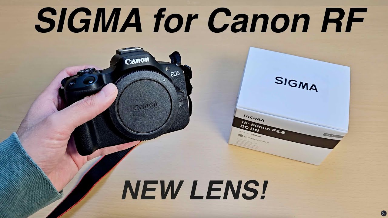 Canon R50V 本体 + SIGMA 18-50mm F2.8 Canon R50V Just Got WAY Better with This Lens” | Sigma 18-50mm