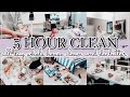 5 HOUR CLEAN DECLUTTER AND ORGANIZE WITH ME | HOURS OF WHOLE HOUSE SPEED CLEANING | WHITNEY PEA
