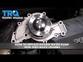 How to Replace Engine Water Pump 2000-2005 Buick LeSabre