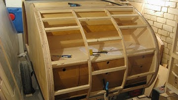 43 day. Teardrop trailer build. The galley door (framing), part 2