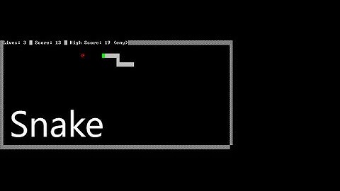 [c++ console game] Snake