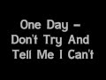 Charice - One Day Lyrics