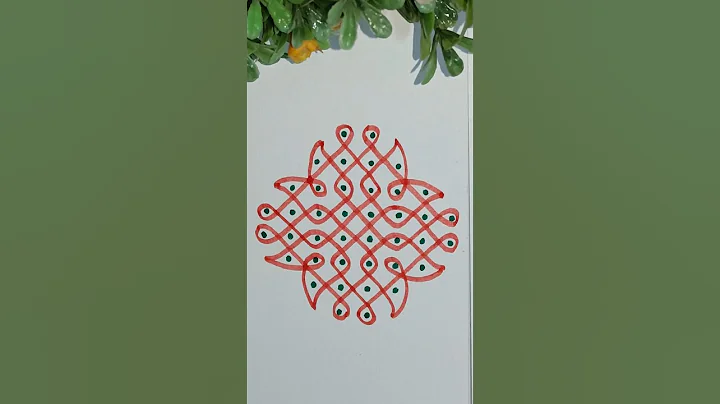 8*2*2 dots #indianart #mellikamuggu #rangoli #rangolidesigns #kolam #simplemelikalamugguluwithdots