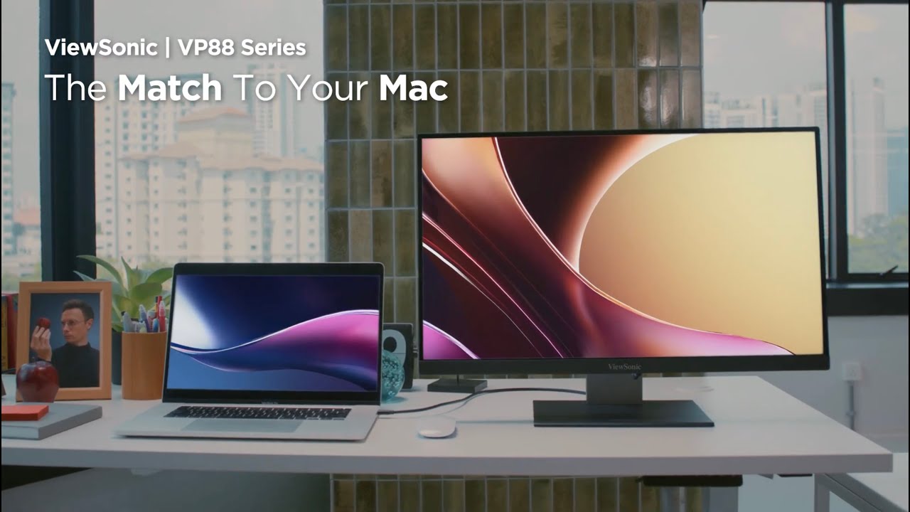 Подумайте ещё раз. | Идеальное сочетание с вашим Mac | Серия ViewSonic ColorPro VP88