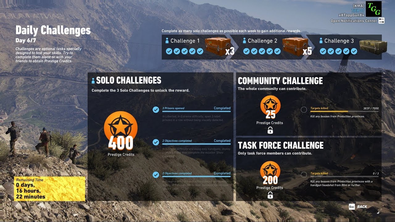 Либертад Ghost Recon Wildlands. Wildlands Daily_Challenges. Difficulty extreme. Killed Productions это. Kill complete