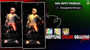 Make this Neptune color grading in alight motion 😍 || free fire lobby glow effect full tutorial