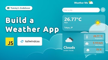 Build a beautiful Weather App with JavaScript and Tailwind CSS (Full Tutorial)😎🚀