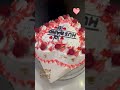 "A beautiful red heart butterscotch cake". DM for orders.#cake #butterscotch_cake #butterscotch