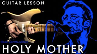 How to play - Eric Clapton “Holy Mother” Guitar Solo | Guitar Lesson