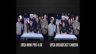 URSA BROADCAST CAMERA vs URSA MINI PRO 4.6K - REVIEW AND DEMO (4K)