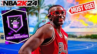 This NEW NBA 2K24 Horace The General” Grant BUILD ? 6’11 Two-Way Diming Middy Specialist BUILD