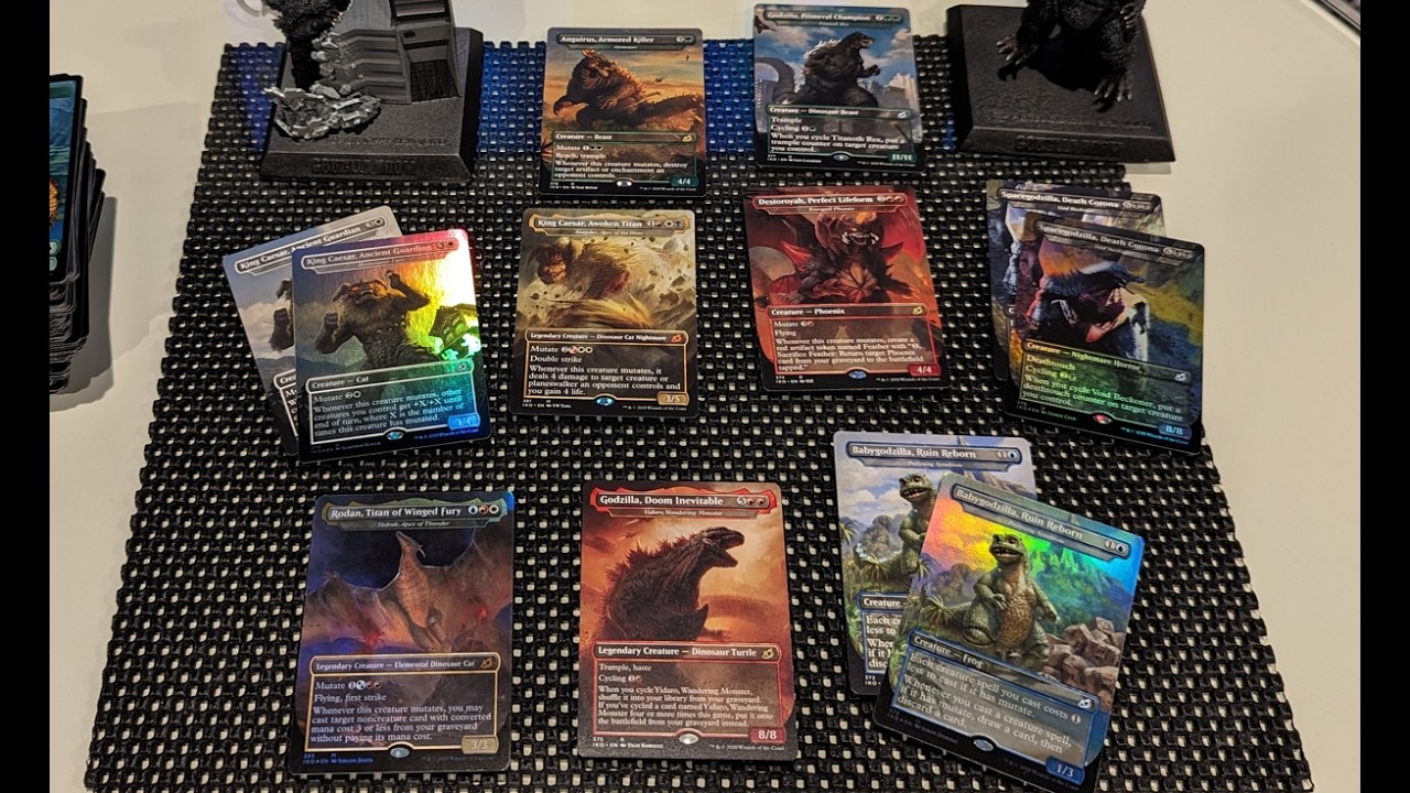 MTG x Godzilla: Ikoria Collector's Edition booster unboxing MTG x Godzilla: Ikoria Collector's Edition booster unboxing