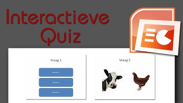 PowerPoint Les 8: Interactieve Quiz