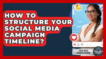 How To Structure Your Social Media Campaign Timeline? - Social Media Business Playbook