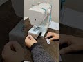 ミシンでボタンホールを作る