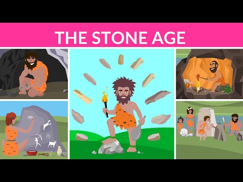 The Stone Age | Prehistoric age | Stone Age Humans | Video for kids