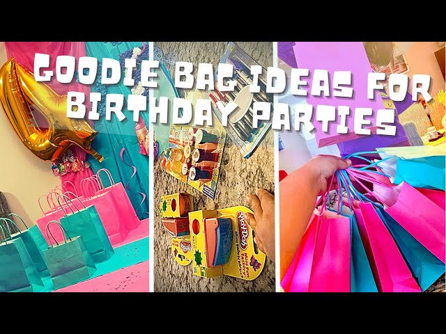 Birthday Goodie Bags / Party Favors Ideas, Cheap & Affordable