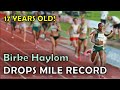 Birke haylom slams u20 mile record against top tier field  2023 oslo diamond league mile