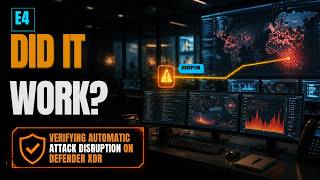 Details Automatic Attack Disruption: What Defender Did and How to Verify | Alert to Root Cause Analysis E4 Update