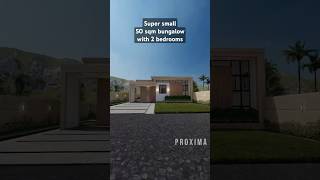 Tinyhouse 50 sqm bungalow with 2 bedrooms #tinyhouse #smallhouse #homedesign #smallhousedesign