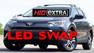 Full LED Swap  2017 Toyota Rav 4