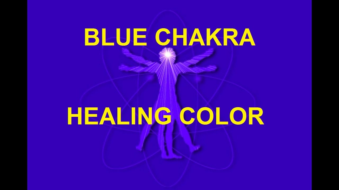 Blue chakra healing color, vibrant color of life, energy, spiritually and emotionally connected.