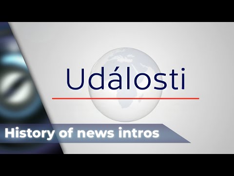 🇨🇿 History of Události intros (ČT, since 1956)