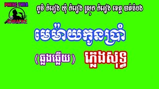 មេម៉ាយកូនប្រាំ (ភ្លេងសុទ្ធ) ឆ្លងឆ្លើយ Pheng Thea Karaoke