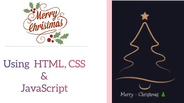 Christmas Tree 🎄 Using HTML, CSS and JavaScript #christmas #merrychristmas #html #css #coding #js