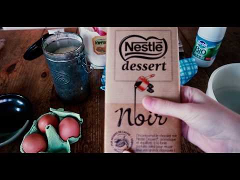 [ASMR] Je prépare un gâteau au chocolat de confinement - recette et dégustation