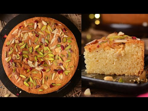 Eggless Mawa Cake Recipe | Parsi Mawa Cake no eggs | How to make mawa cake at home - Diwali special