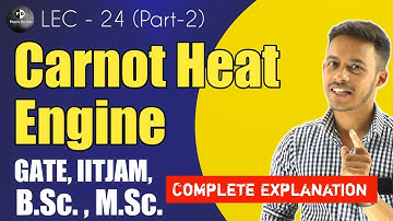 (LEC-24)(Part-2) Carnot Heat engine || Efficiency of Carnot heat engine || IITJAM || B.Sc. | M.Sc. |