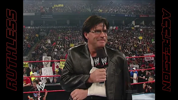 Eric Bischoff bans Stone Cold from RAW | WWE RAW (2003) 1
