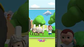 Five Baby Sheep Jumping In The Shed #shorts #meekosfamily #nurseryrhymes #kidssong