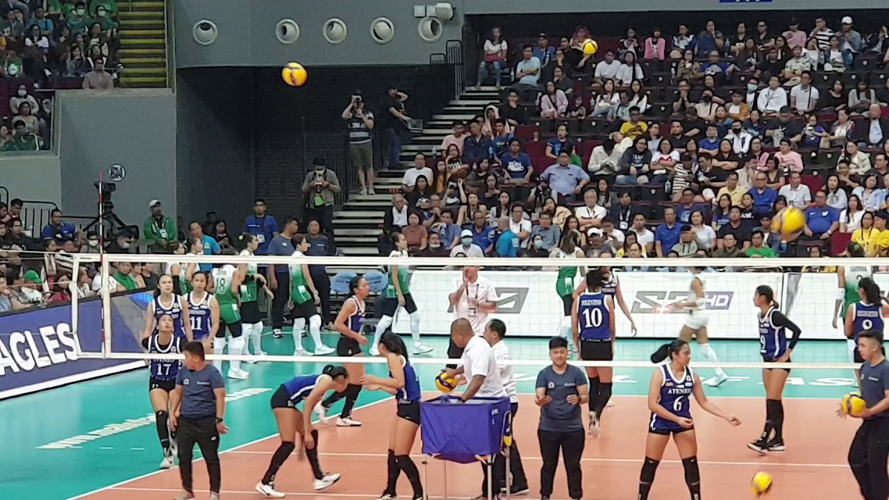 Ateneo Lady Eagles free spiking vs La Salle UAAP 82 - YouTube