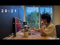12-HOUR Study With Me 📚📖 60.10 Pomodoro with RAIN sound 🌧️