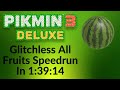 Pikmin 3 deluxe  glitchless all fruit speedrun in 13914 10 days