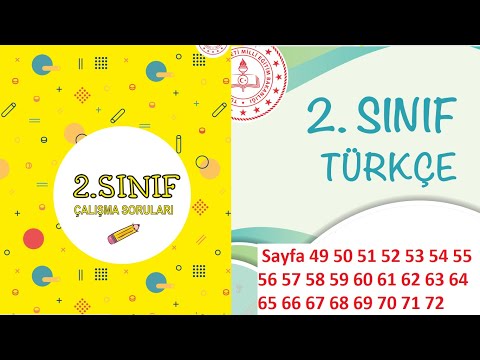 2  Sınıf Türkçe çalışma kitabı soruları sayfa 49   72 cevapları  OKUDUĞU METİNLE İLGİLİ SORULARI