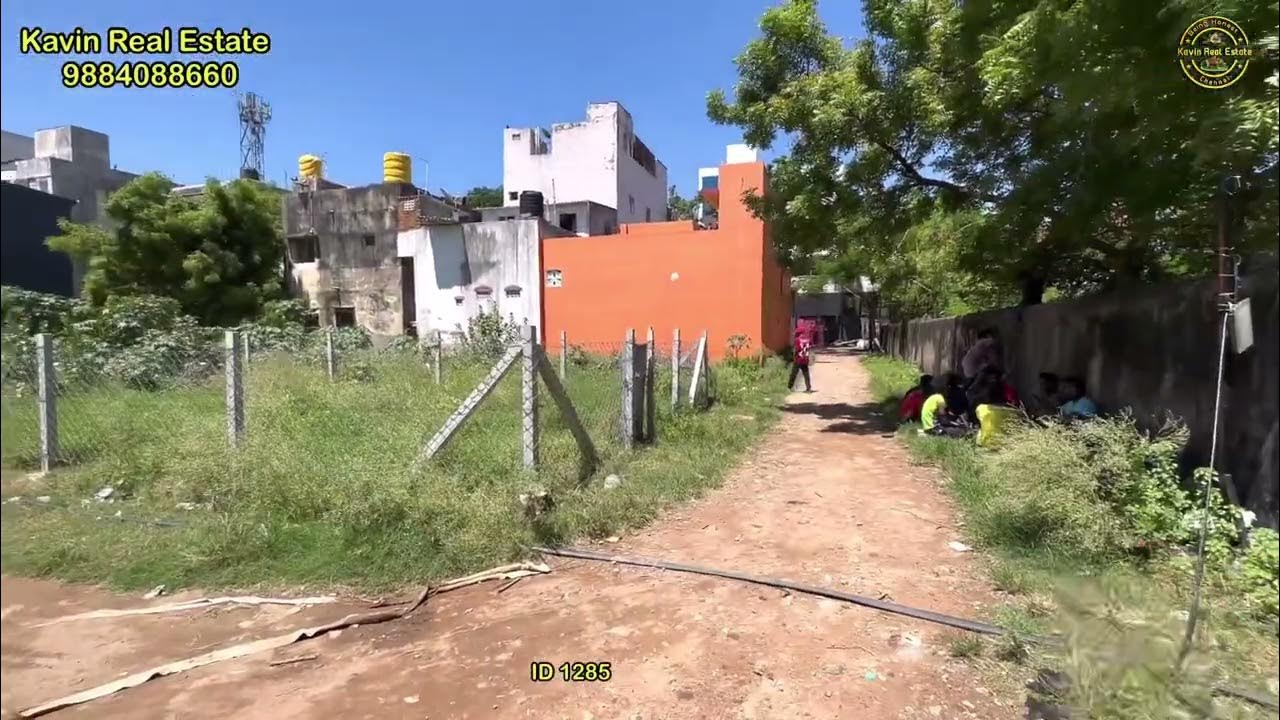 ID 1285 Residential plot sale in Perambur cmda Approved Corner