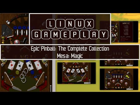 LINUX GAMEPLAY - Jogando Epic Pinball MAGIC no Heroic Games Launcher (GOG) #linux