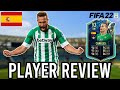 93 TEAM OF THE SEASON CANALES REVIEW! THE CHEAP KANTE??? (FIFA 22)