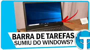 Como fazer aparecer a barra de tarefas do Windows 7?