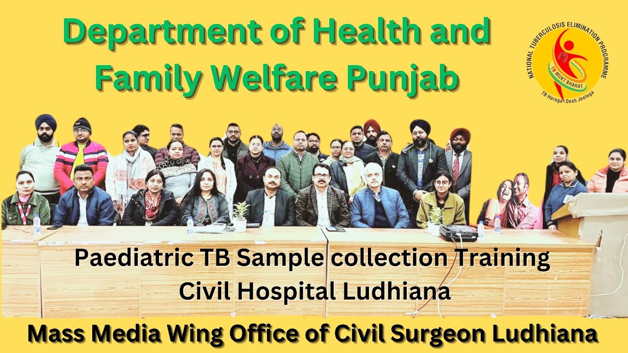 Training of Paediatric TB Sample collection l Civil Hospital Ludhiana (Punjab)